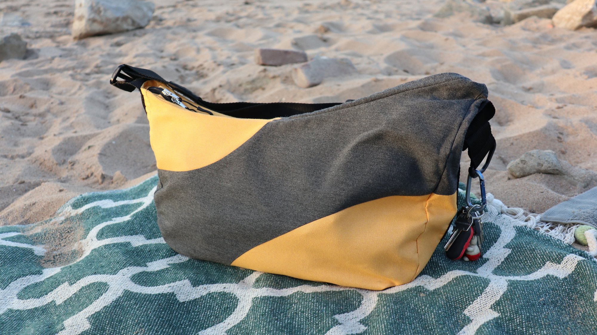 Styled on a beach blanket